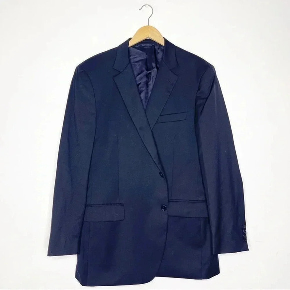 Brooks Brothers Wool Blazer 1818 Fitzgerald Estrato Trabaldo Size 48 L